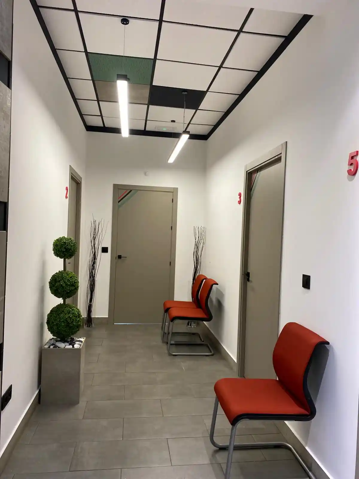 Sala de espera de la clínica de fisioterapia de Health and Motion